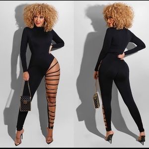 COPY - NWT, Good Time USA Los Angeles, Black jumpsuit. Size XL